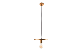 Pendelleuchte Jan in goldfarbig, 30 cm