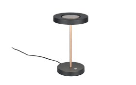 Tischleuchte Guano, coffee/schwarz