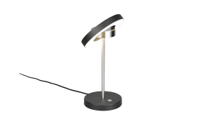 Tischleuchte Guano, nickel/schwarz