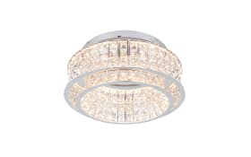 LED-Deckenleuchte Zevion, weiß/transparent, inkl. Switchdimmer