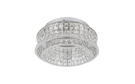 LED-Deckenleuchte Zevion, weiß/transparent, inkl. Switchdimmer