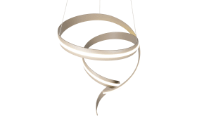 LED-Pendelleuchte Cinque Cisenna, beige