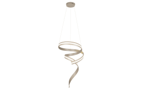 LED-Pendelleuchte Cinque Cisenna, beige