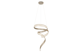 LED-Pendelleuchte Cinque Cisenna, beige