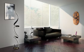 LED-Tischleuchte Cinque Cisenna, schwarz