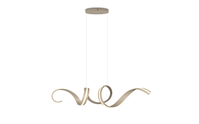 LED-Pendelleuchte Cinque Cisenna, beige