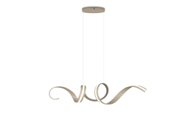 LED-Pendelleuchte Cinque Cisenna, beige