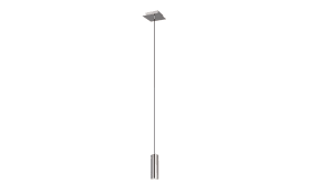 Pendelleuchte Marley, nickel matt, 1-flammig, 12 cm