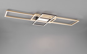 LED-Deckenleuchte Irvine, messing/schwarz, 105 cm