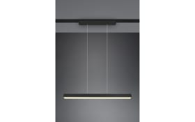 LED-Pendelleuchte DUOline in schwarz matt, 90 cm