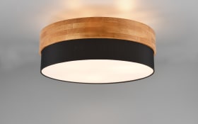 Deckenleuchte Seasons, holzfarbig/schwarz, 50 cm
