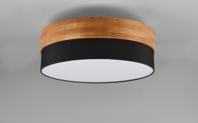 Deckenleuchte Seasons, holzfarbig/schwarz, 50 cm