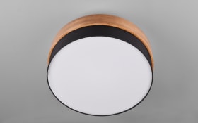 Deckenleuchte Seasons, holzfarbig/schwarz, 50 cm