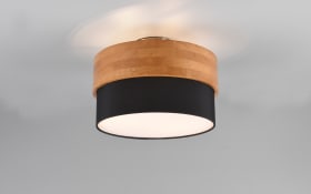 Deckenleuchte Seasons, holzfarbig/schwarz, 30 cm
