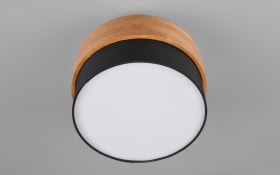 Deckenleuchte Seasons, holzfarbig/schwarz, 30 cm