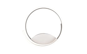 LED-Wandleuchte Cinque Cinardi, nickelfarbig, inkl. Dim to Warm Funktion