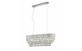 Pendelleuchte Malizia, klar, 96 cm