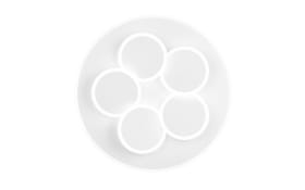 LED-Deckenleuchte CCT Mandala, weiß, inkl. Fernbedienung