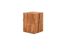 LED-Tischleuchte Treasure, holzfarbig