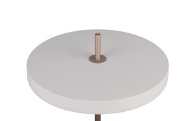 LED-Standleuchte Keaton, grau/coffee, inkl. Sensordimmer