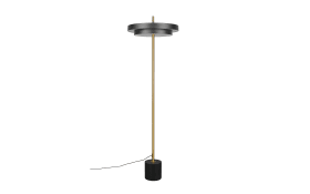 LED-Standleuchte Keaton, schwarz/gold, inkl. Sensordimmer