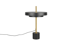 LED-Tischleuchte Keaton, schwarz/gold, inkl. Sensordimmer