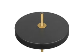 LED-Tischleuchte Keaton, schwarz/gold, inkl. Sensordimmer