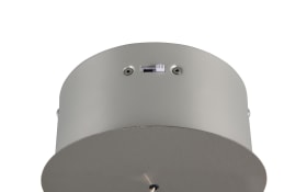 LED-Pendelleuchte Dios, nickelfarbig, 1-flammig