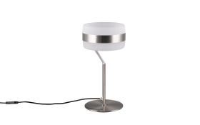 LED-Tischleuchte Dios, nickelfarbig