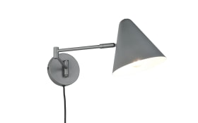 Wandleuchte Cosima, anthrazit