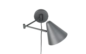 Wandleuchte Cosima, anthrazit