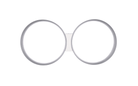 LED-Deckenleuchte Loop, weiß, inkl. stufenloser Dimmfunktion