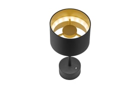 Akku-Tischleuchte Loop, schwarz, inkl. Funkfernbedienung