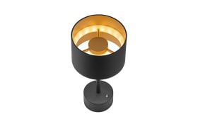 Akku-Tischleuchte Loop, schwarz, inkl. Funkfernbedienung