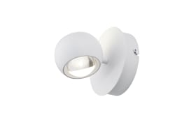 LED-Wandleuchte Cannon, weiß, inkl. Funkfernbedienung