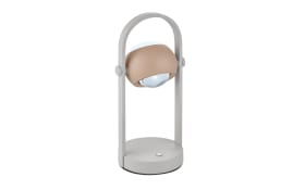 LED-Akku-Tischleuchte Cannon, peach/grau, inkl. Sensordimmer