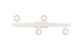 LED-Deckenleuchte Cannon, weiß, inkl. stufenloser Dimmfunktion