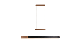 LED-Pendelleuchte MR Rivera, coffee, inkl. Höhenverstellung