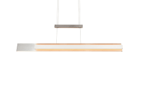 LED-Pendelleuchte MR Rivera, nickel, inkl. Höhenverstellung