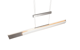 LED-Pendelleuchte MR Rivera, nickel, inkl. Höhenverstellung