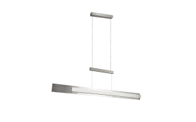 LED-Pendelleuchte MR Rivera, nickel, inkl. Höhenverstellung