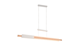 LED-Pendelleuchte MR Rivera, grau, inkl. Höhenverstellung