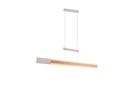 LED-Pendelleuchte MR Rivera, grau, inkl. Höhenverstellung