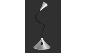 LED-Tischleuchte Viper, silber, 31 cm