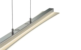 LED-Pendelleuchte Smash, nickel matt, 100 cm