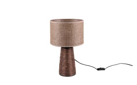 Tischleuchte Straw, braun, 40 cm