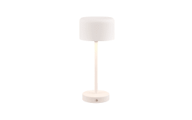 LED- Akkutischleuchte Jeff, weiß, 30 cm