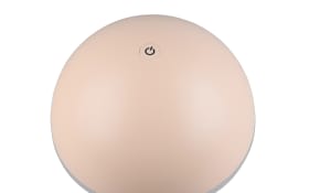 LED-Akku-Tischleuchte Fungo, sand, 31 cm