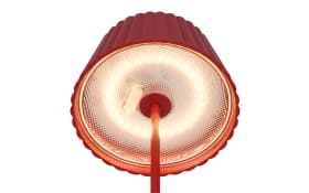 LED-Akku-Tischleuchte Suarez, rot, 39 cm