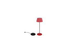 LED-Akku-Tischleuchte Suarez, rot, 39 cm